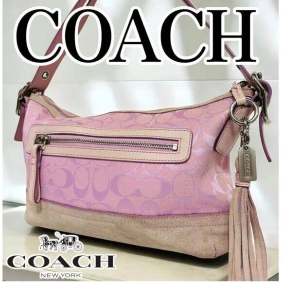 Very*RARE* COACH Y2K Soho Hobo PINK Bag - Picture 1 of 10